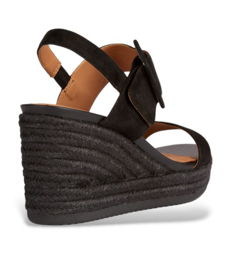 GEOX Sandales en cuir Ponza noir