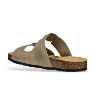 GEOX Bruine Ghita Leren Sandalen