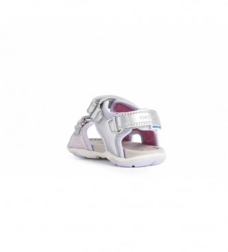 GEOX Agasim silver sandals