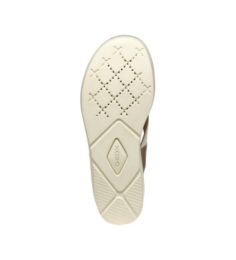 GEOX Sandals D Xand 2.2S beige -Height 7cm wedge