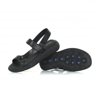 GEOX Leather sandals D Spherica Ec5W black
