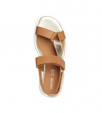 GEOX Leather sandals D Spherica Ec5W silver, brown  