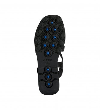GEOX Leren sandalen D Spherica Ec6 zwart -Hoogte 7,5cm sleehak