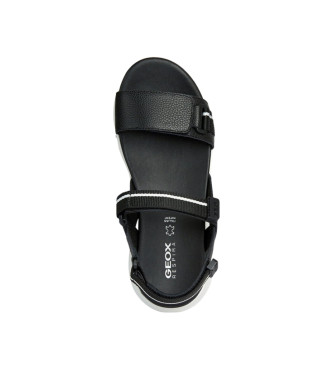 GEOX Sorapis leather sandals black