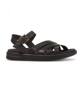 GEOX Xand 2s Leather Sandals black