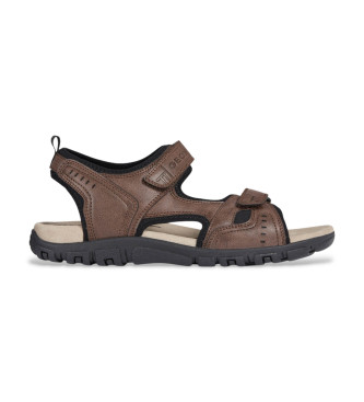 GEOX Braune Strada-Sandalen