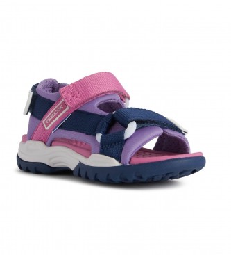 GEOX Wader sandals pink, navy