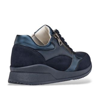 GEOX Dhaleney lder-sneakers navy