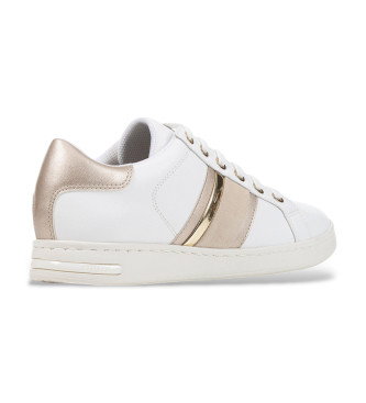 GEOX Jaysen Leren Sneakers Wit