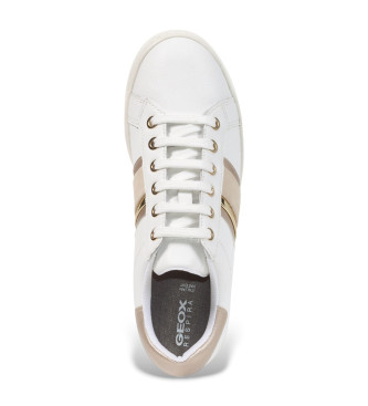 GEOX Jaysen Leather Sneakers white