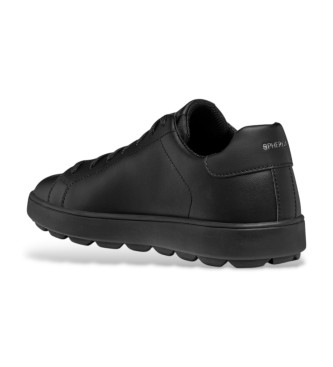 GEOX Spherica ecub-1 leren schoenen zwart