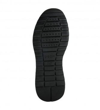 GEOX Leather sneakers U Molveno B Abx black