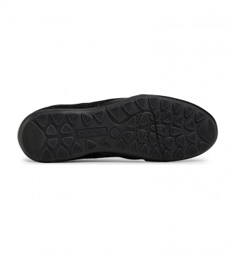 GEOX Ravex black leather sneakers        