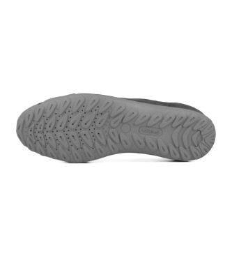 GEOX Zapatillas de piel Akate gris