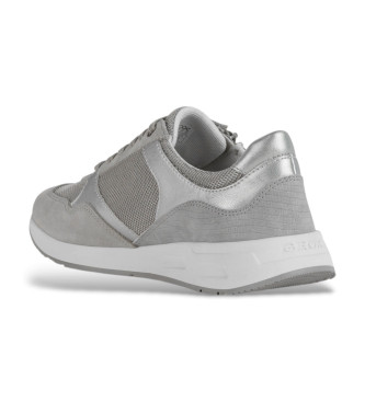 GEOX Bulmya Leren Sneakers grijs