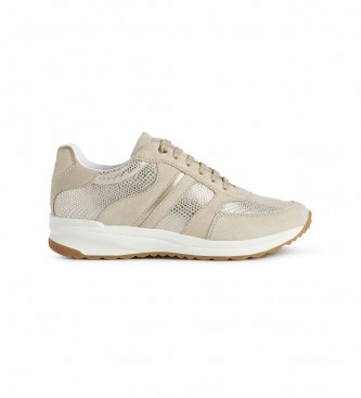 GEOX Sneaker D Airell in pelle color oro