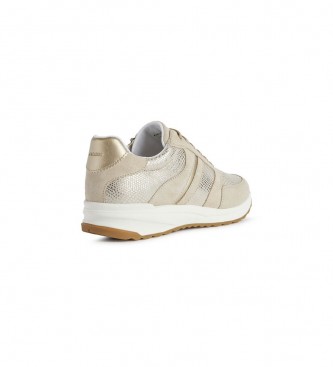 GEOX Sneaker D Airell in pelle color oro