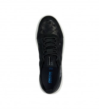 GEOX Leather shoes D Spherica black