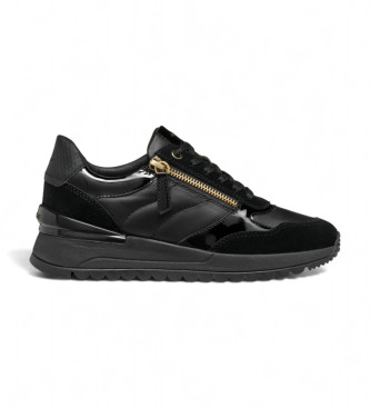 GEOX Desya Leather Sneakers black