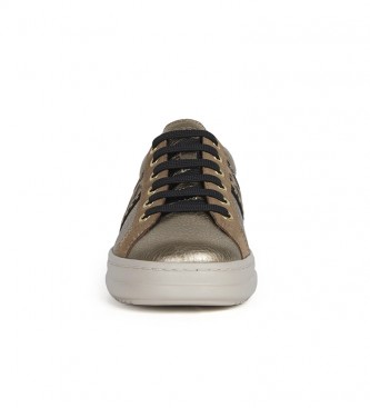 GEOX Pontoise brown, animal print leather sneakers  
