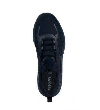 GEOX Spherica Actif Leather Sneakers navy