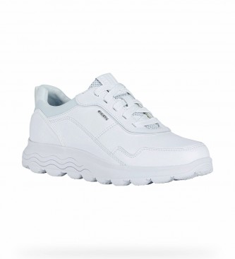 GEOX Spherica white leather sneakers