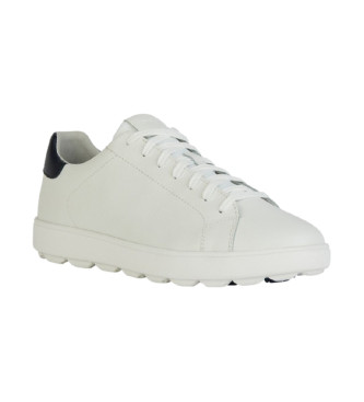 GEOX Spherica leather shoes white