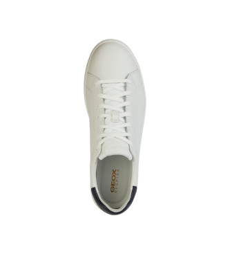 GEOX Sapatos de couro Spherica brancos
