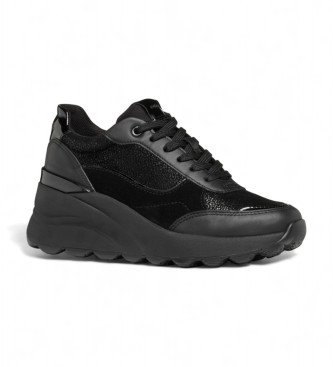 GEOX Zapatillas de Piel Spherica Ec13 negro