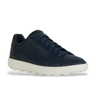 GEOX Sneakers in pelle blu navy Spherica ecub-1