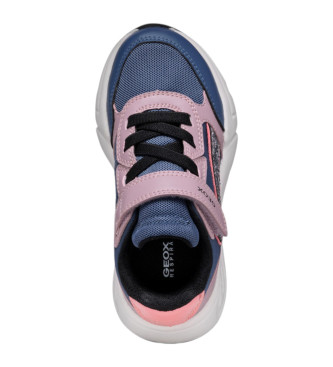 GEOX Baskets Loftus bleu, rose