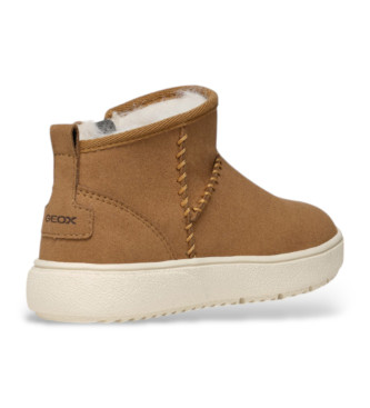 GEOX Botas de tornozelo castanhas Theleven Girl