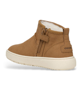 GEOX Botas de tornozelo castanhas Theleven Girl