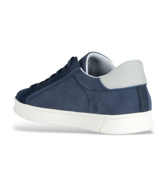 GEOX Sneakers in pelle Navy Pieve