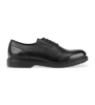 GEOX Lederschuhe Ottavio schwarz