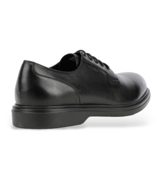 GEOX Lederschuhe Ottavio schwarz