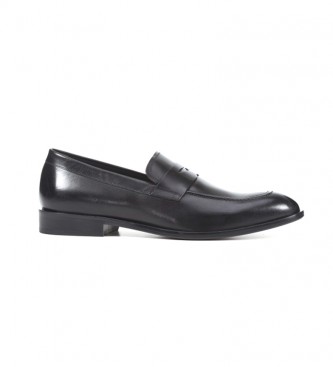 GEOX Saymore D leather shoes black
