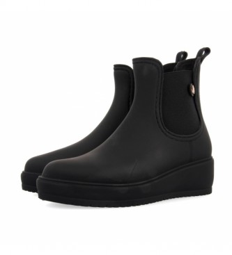 Gioseppo Slouch ankle boots black -Height wedge: 5cm
