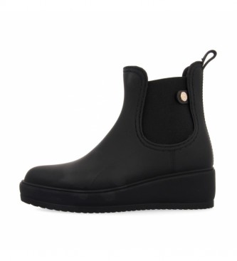 Gioseppo Slouch ankle boots black -Height wedge: 5cm