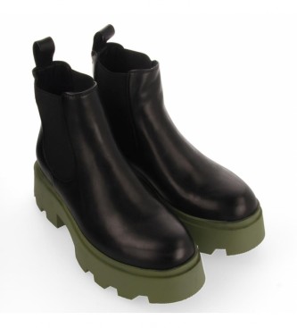 Gioseppo Drauffelt ankle boots black, green - Heel height 5cm
