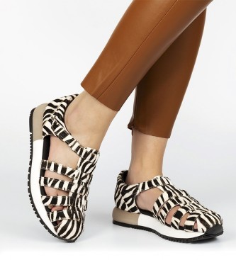 Gioseppo Sandalias de Livermore Cebra - Tienda Esdemarca calzado, moda y complementos zapatos de marca zapatillas de marca