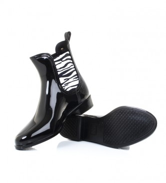 Gioseppo Katya botas de água preta - Altura do calcanhar: 4.5cm