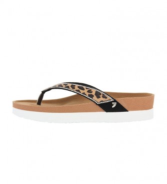 Gioseppo Flager leopard slippers