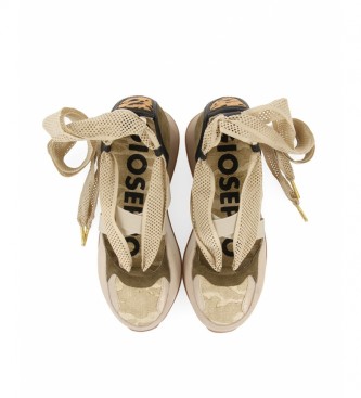 Comprar Gioseppo Sandalias Deportivas de piel Elsmere beige, kaki -Altura  cuña: 5.5 cm- - tu tienda online de Trekking
