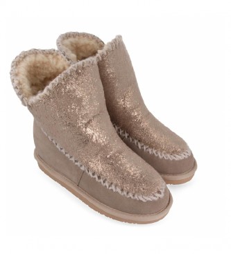 Gioseppo Eek beige leather boots