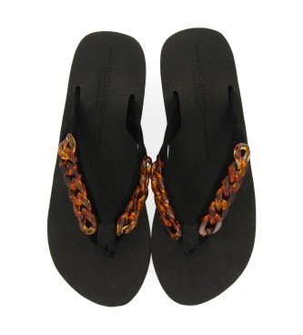 Gioseppo Chanclas Dunbau negro - Tienda Esdemarca moda, calzado y  complementos - zapatos de marca y zapatillas de marca