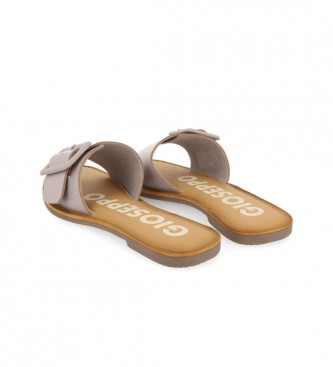 Gioseppo Welda beige leather sandals