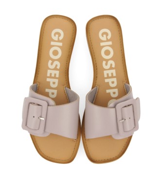 Gioseppo Welda beige leather sandals