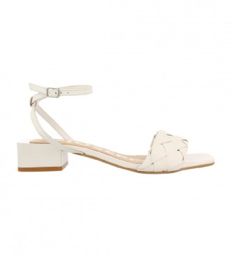 Gioseppo Craibas off-white leather sandals