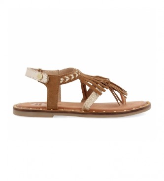 Gioseppo Sandalias de Piel Savona marrón - Tienda moda y complementos zapatos de marca y zapatillas de marca
